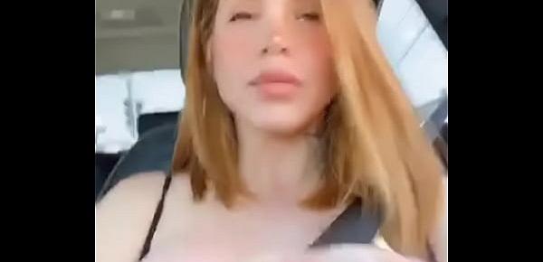  Showing boobs while driving